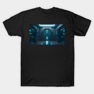 Spaceship futuristic interior T-Shirt